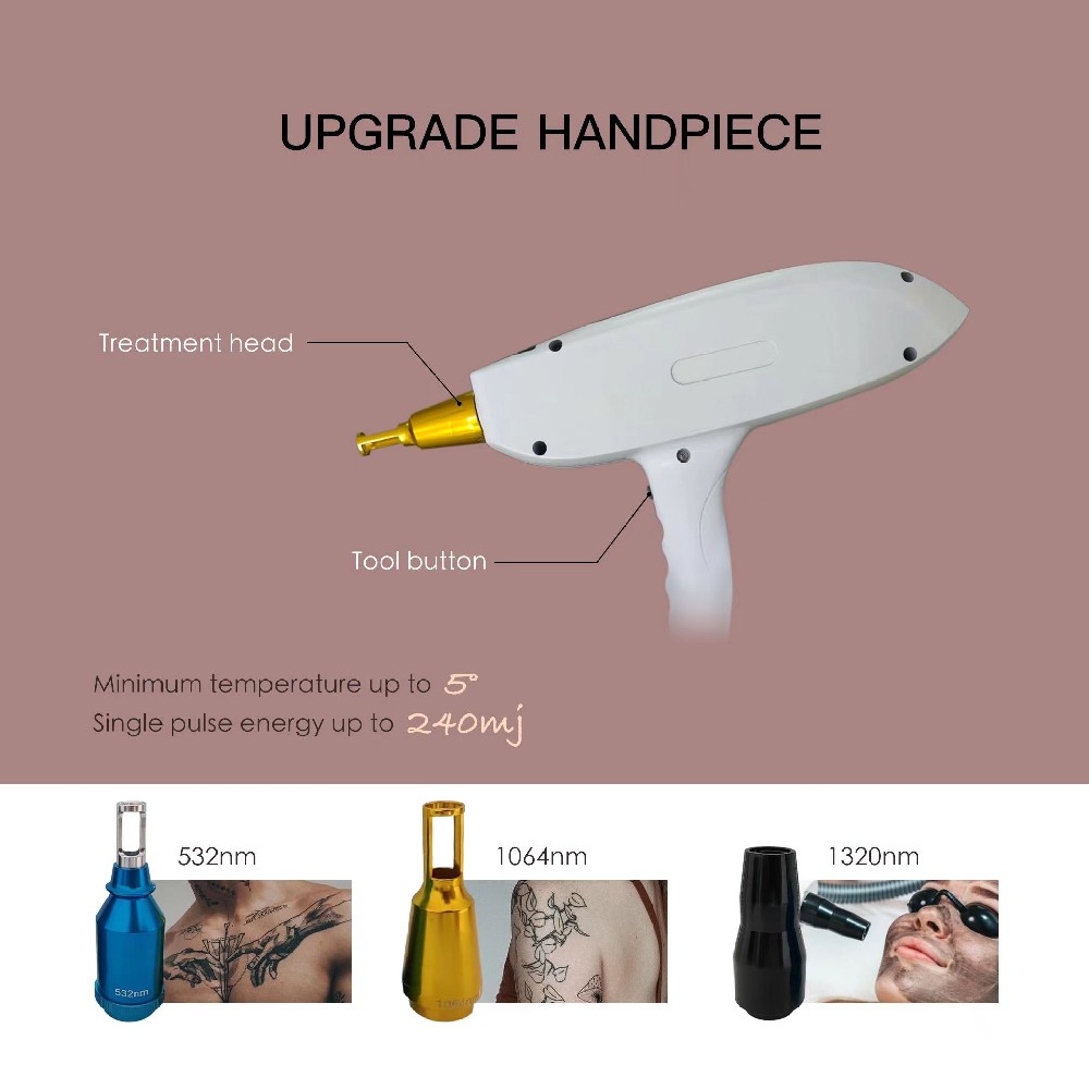 Mini Portable ND:Yag Laser Tattoo Removal Equipment